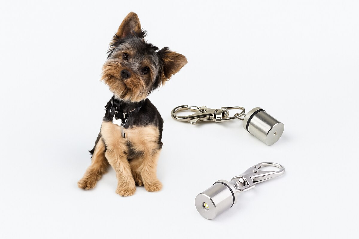 DUKE High Visibility LED Pet Safety Flasher for Collars
